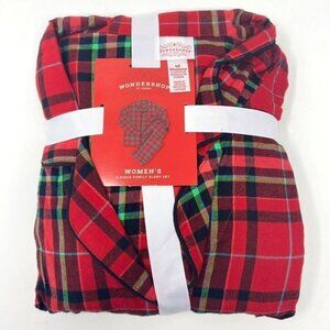 Target Women's Holiday Tartan Plaid Flannel Pajama Set - Wondershop™ Red 4X